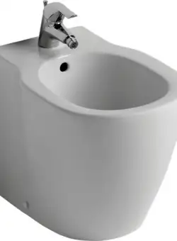 Bideu pe pardoseala Ideal Standard Connect alb