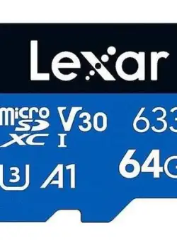 Card de memorie Lexar High-Performance 633x, 64GB, microSDXC, UHS-I U3, V30
