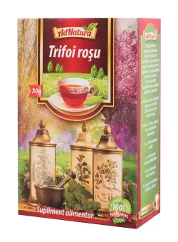 Ceai de trifoi rosu flori, 30g, AdNatura