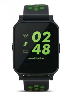 Ceas Smartwatch Techstar® Y60, 1.54 inch IPS, Bluetooth 4.0, Slot SIM, Apeluri si Notificari, Monitorizare Tensiune, Puls, Pasi, Verde