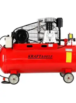 Compresor de aer KRAFTDELE 300L 8bar 400V 2 Pistoane 5.5kW 7.5CP 550 l min