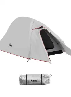 Cort Outsunny pentru 1-2 persoane, cort de camping cu dublu strat | Aosom Romania