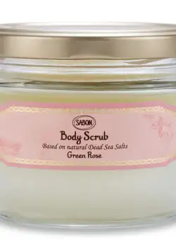 Exfoliant pentru corp Green Rose, 320g, Sabon