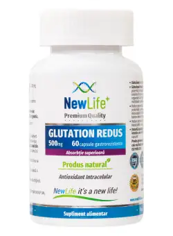 Glutation Redus 500mg, 60 capsule, NewLife