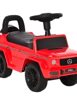 HOMCOM Mașină Ride-on pentru Copii 12-36 Luni Împingere Mercedes-Benz G350 Roșie | Aosom Romania