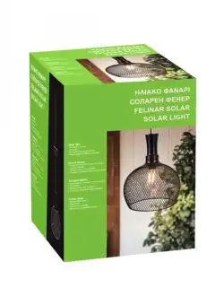Lampa Solara LED, Lumina Calda, Prindere Carlig , Suspendat, Aprindere Automata