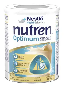 Lapte praf Nutren Optimum +4 ani, 400g, Nestle