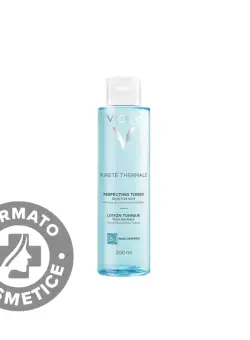 Lotiune tonica detoxifianta pentru ten sensibil Purete Thermale, 200 ml, Vichy