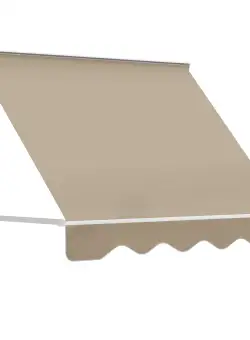 Outsunny Perdea de Soare Rulanta de Perete Bej, 180x70cm | Aosom Romania