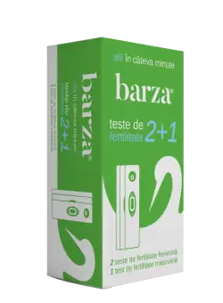 Pachet Teste de fertilitate 2+1, 2x fertilitate feminina + 1x fertilitate masculina, Barza
