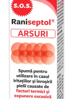 Raniseptol arsuri spuma S.O.S., 150ml, Zdrovit