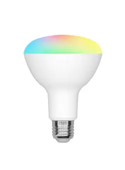Resigilat Bec Smart Techstar® BR30, Wireless, 2.4GHz, RGBW, 12W, E27, Lumina Calda, Lumina Rece, Corp Aluminiu