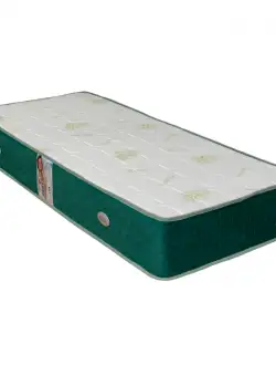 Saltea Superortopedica, 1 parte memory, 1 parte arcuri, 130x200 cm, H 27 cm, alb