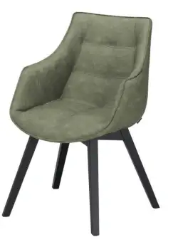 Scaun Reno Cu Brat Vintage Olive, 62 Cm