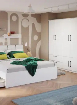 Set Mobila Dormitor Snow C25 tapitat