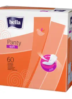 Absorbante zilnice Panty Soft, 60 bucati, Bella