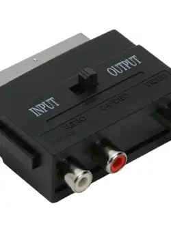 Adaptoare EURO RCAsoclu 3 RCA-fisa EURO-SCART