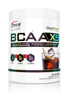 Aminoacizi pudra cu aroma de cola BCAA-X5, 360g, Genius Nutrition