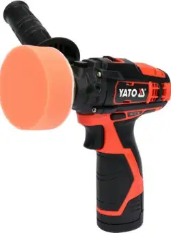 Aparat de Polisat YATO, cu Acumulator, 12V, 2 Ah, 80mm