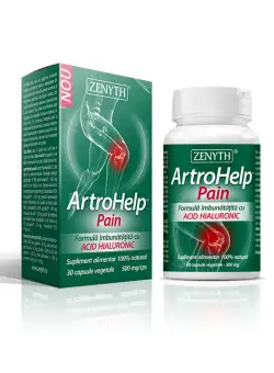 Artrohelp Pain cu Acid Hyaluronic, 30 capsule, Zenyth