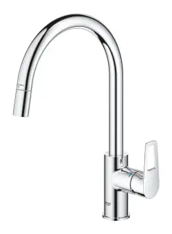 Baterie bucatarie Grohe StartLoop cu dus extractibil crom