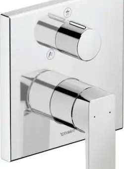 Baterie cada - dus Duravit Manhattan montaj incastrat necesita corp ingropat crom