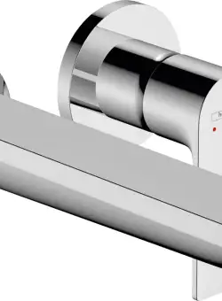 Baterie lavoar Hansgrohe Rebris E EcoSmart cu pipa 200mm montaj incastrat necesita corp ingropat crom