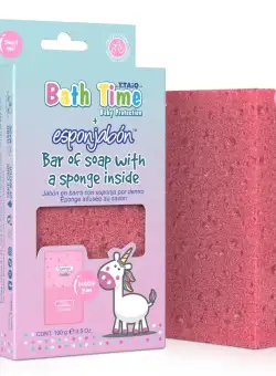 Burete sapun pentru copii Bubblegum, 120g, Esponjabon 