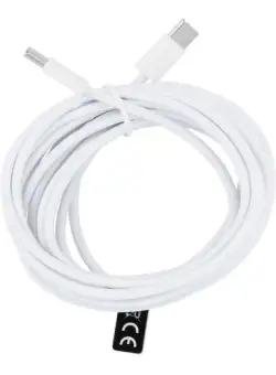 Cablu Date si Incarcare USB-C - USB-C OEM HD26 Box, 30W, 3m, Alb