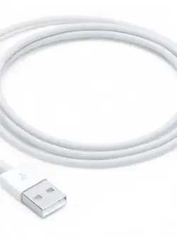 Cablu de date Apple MXLY2ZM/A, Lightning, 1 m (Alb)