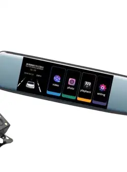 Camera Video Auto Dubla tip Oglinda L809 DVR Techstar® 7" 5MP 170 Grade FullHD 1080P, TouchScreen