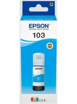 Cartus cerneala Epson 103 EcoTank, acoperire 7500 pagini (Cyan)