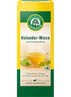 Ceai bio de soc si menta, 30g, Lebensbaum