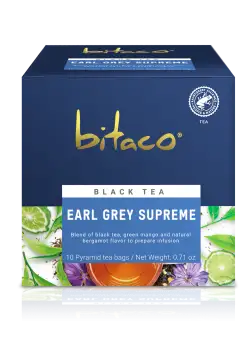 Ceai negru Earl Gray Supreme, 20g, Bitaco