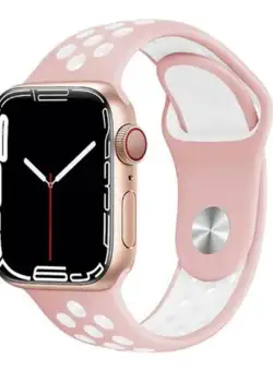 Ceas Smartwatch Techstar® T55, 1.3 Inch IPS, Monitorizare Cardiaca, Tensiune, Sedentarism, Bluetooth 5.0, (2 Curele, Alb + Roz Pal) Alb/Roz Pal