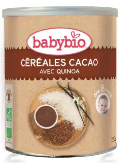 Cereale cu quinoa si cacao Bio, 220g, BabyBio