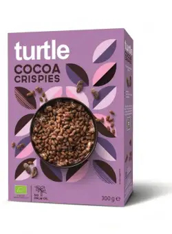 Cereale de orez crocante eco cu cacao, 300g, Turtle