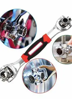 Cheie torx reglabila universala 48 in 1, multifunctionala, cu rotire 360 grade, si un grad de inclinare de 45 grade