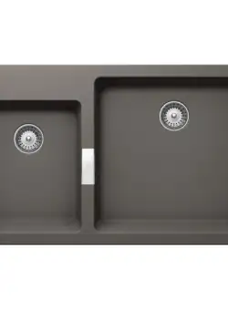 Chiuveta bucatarie Schock Signus N-175 Cristadur Silverstone, granit, montare pe blat 86 x 50 cm