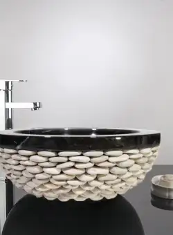 Chiuveta Matia Marmura Black Pebbles