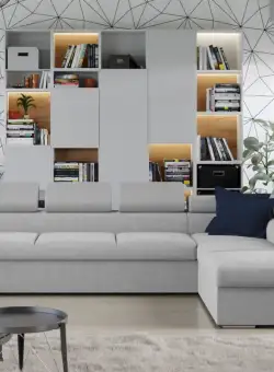 Coltar Aria + 1 loc Gri Deschis