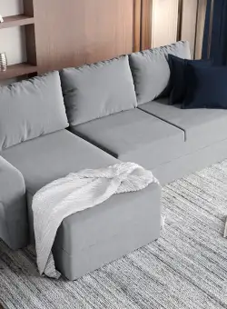 Coltar Extensibil Bonito Gri Deschis