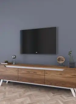COMODA TV D1 - 795, Alb, 180x49x35 cm