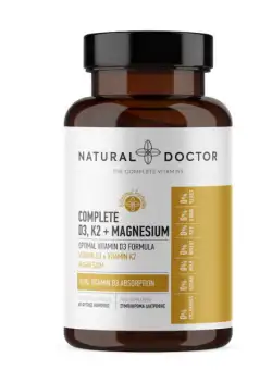 Complete D3, K2 + Magnesium, 60 capsule, Natural Doctor