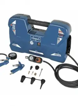 Compresor AIRCASE Scheppach 5906118901, 1100 W, 2L, 8 bari