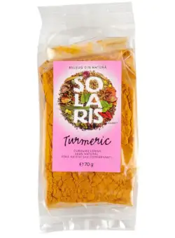 Condiment turmeric macinat, 70g, Solaris