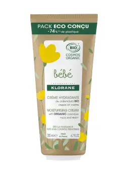 Crema Bio hidratanta pentru fata si corp Bebe, 200ml, Klorane 