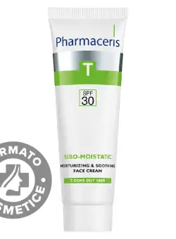 Crema intensiv hidratanta SPF30 Sebo-Moistatic T, 50ml, Pharmaceris