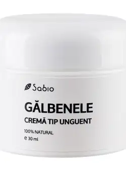 Crema tip unguent de galbenele, 30ml, Sabio