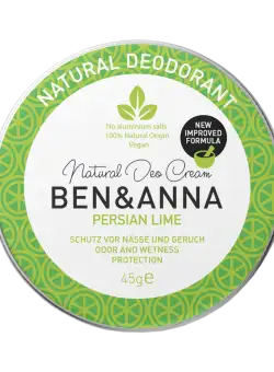 Deodorant natural crema Persian Lime, 45g, Ben&Anna